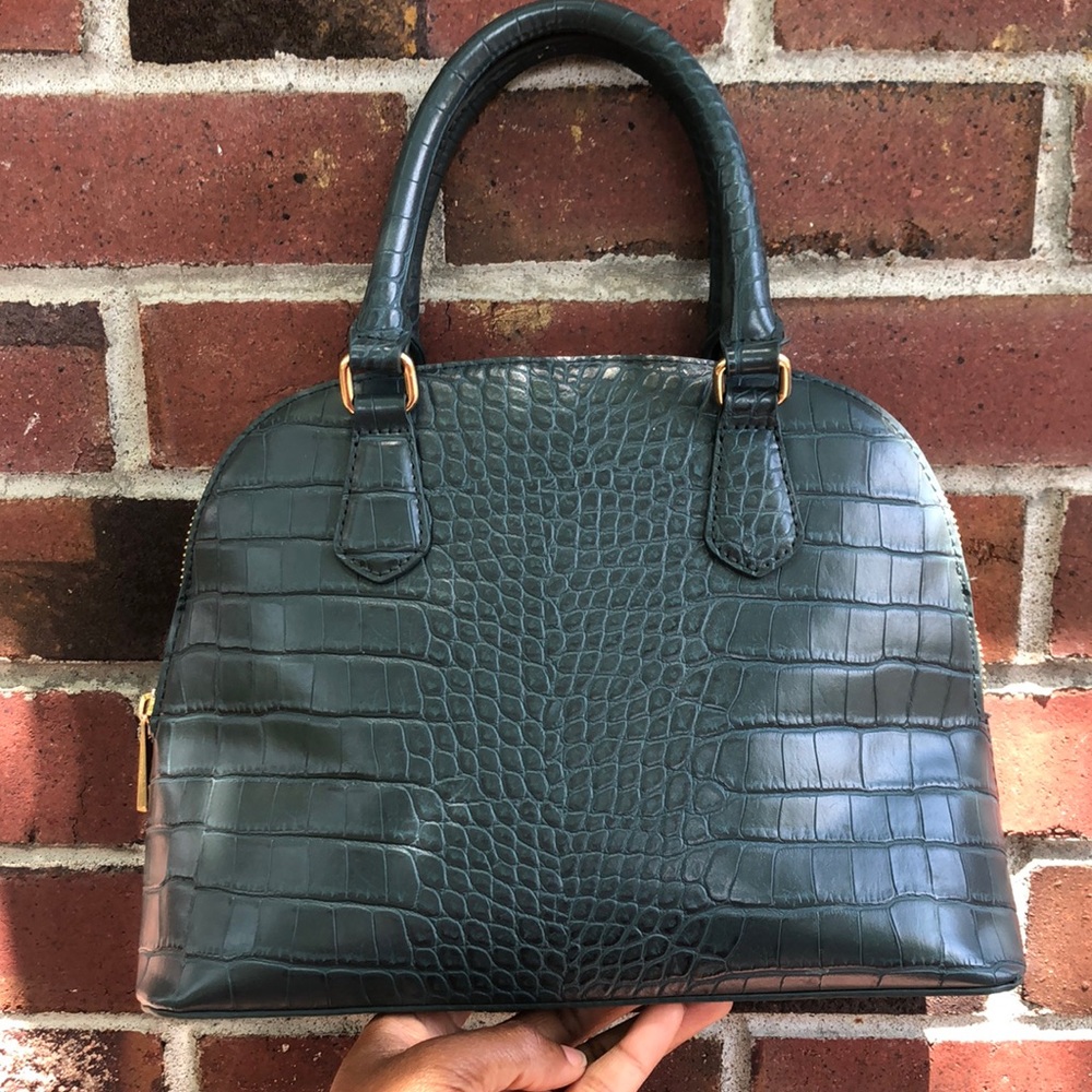 A New Day green satchel handbag